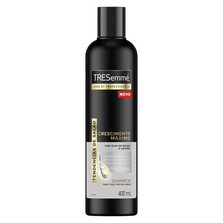 TRESemmé-Crescimento-Máximo-Shampoo---Óleo-de-Rícino-e-Cafeína-400ml--1