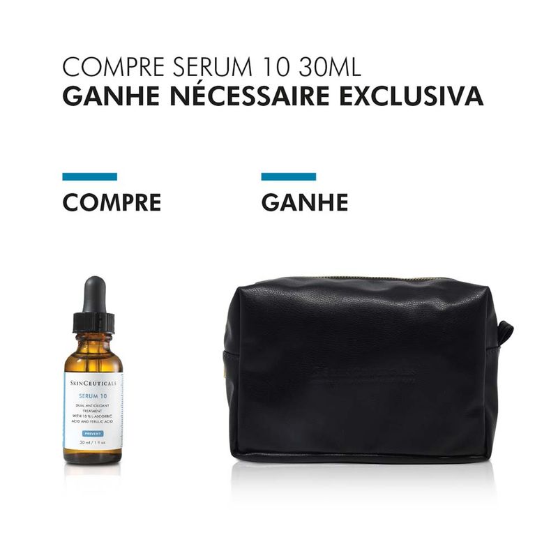 Kit SkinCeuticals Sérum 10 – Sérum Facial + Necessaire - Época