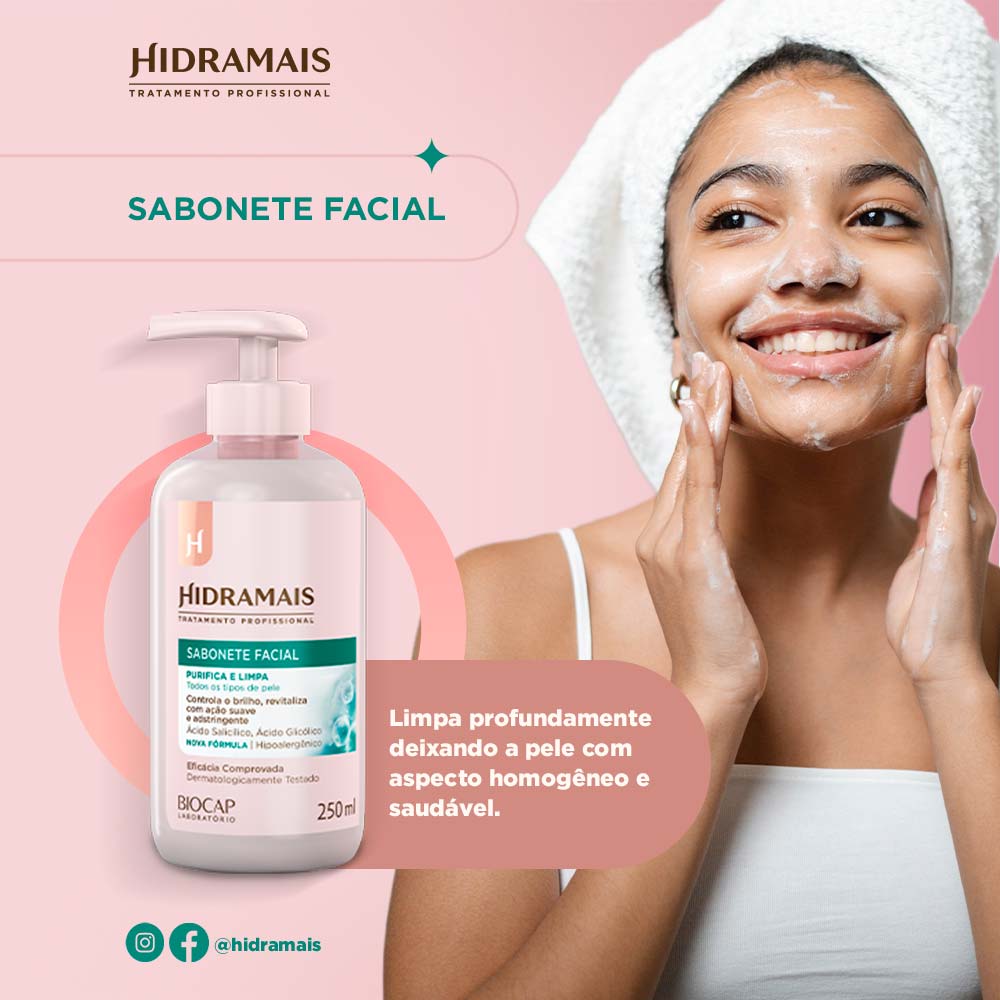 Sabonete Purificante Facial Hidramais