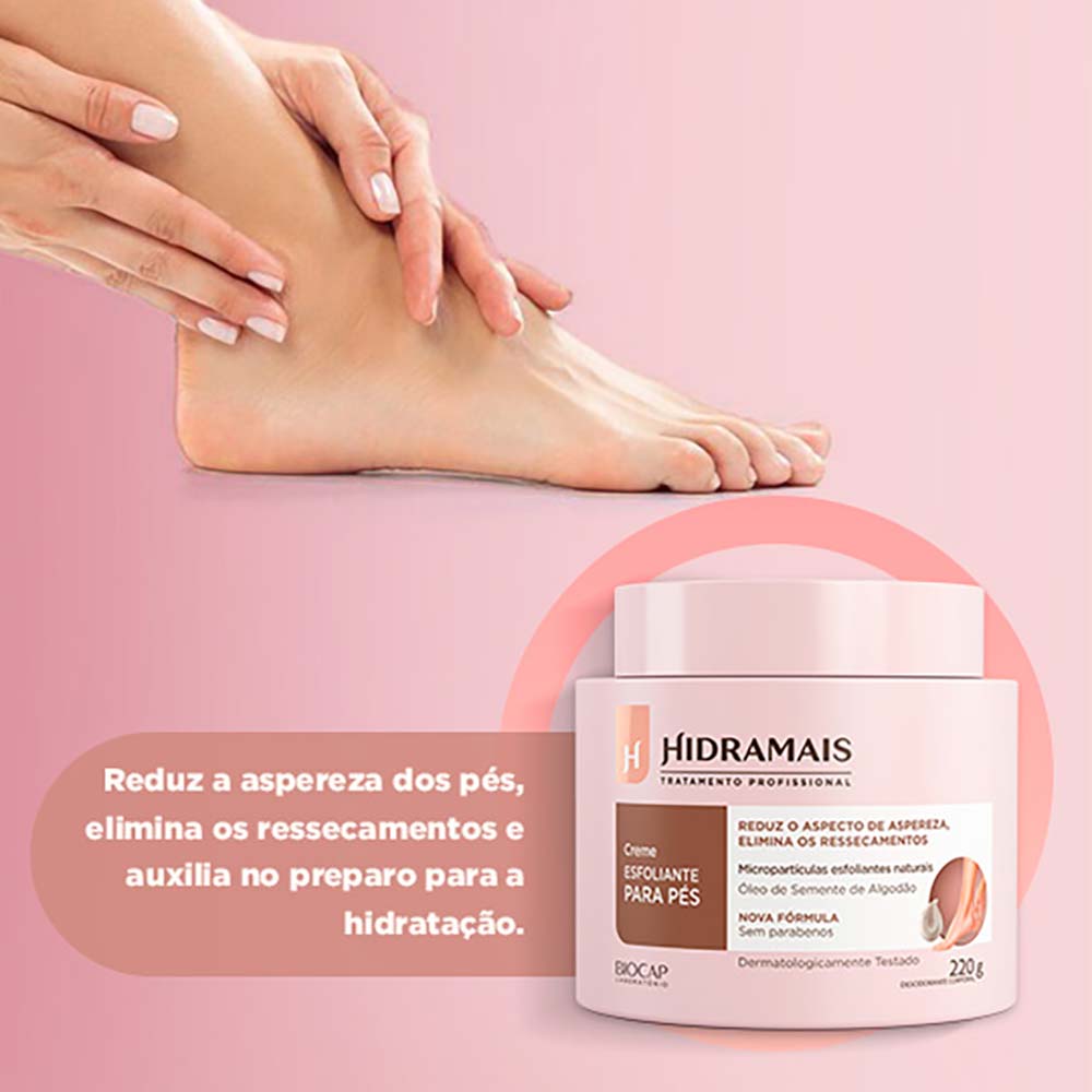 Creme Esfoliante Para os Pés Hidramais