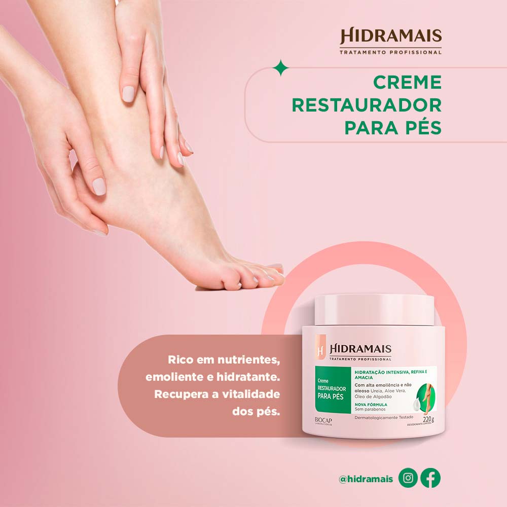 Creme Restaurador para os Pés Hidramais