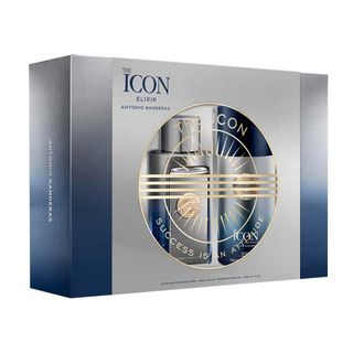 Banderas The Icon Elixir Coffret Kit - Perfume Masculino EDP + Desodorante Spray 24h Menor preço em Banderas The Icon Elixir Coffret Kit - Perfume Masculino EDP + Desodorante Spray 24h