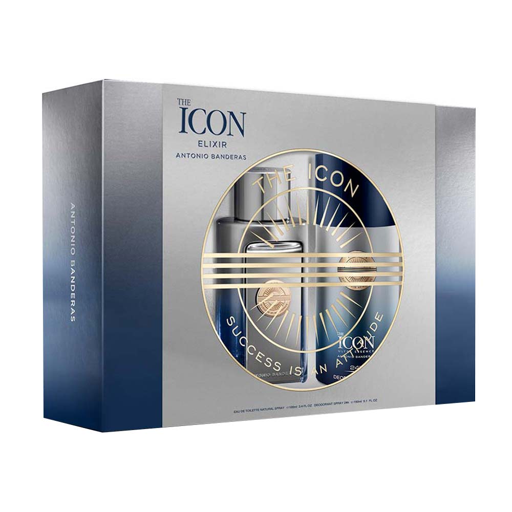 Conjunto The Icon Elixir Masculino - Eau De Parfum 100ml + Desodorante Spray 150ml