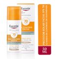 Protetor Solar Eucerin Sun Oil Control Creme Facial Tinted FPS 70 Médio