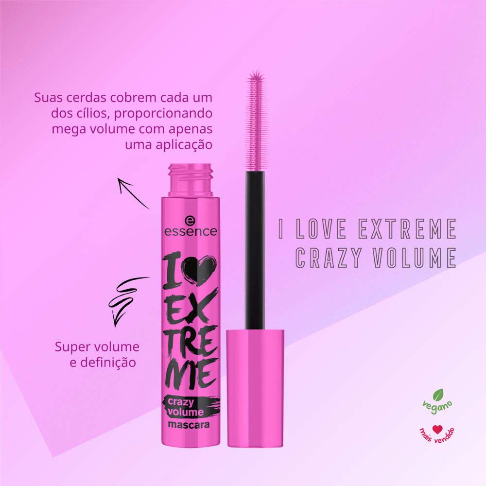 Máscara de Cílios Essence I Love Extreme Crazy Volume