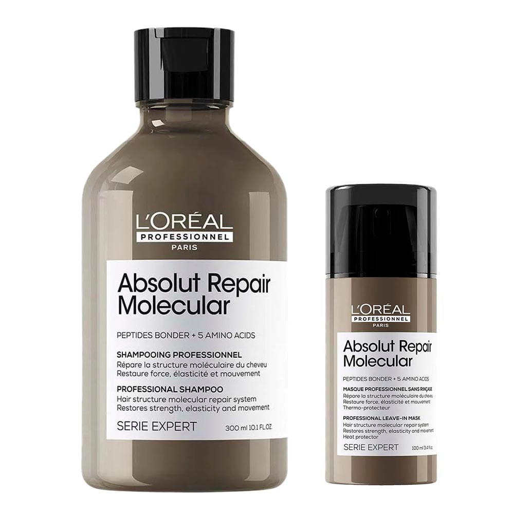 L'Oreal Professionnel Absolut Repair Molecular Kit – Shampoo + Leave-in