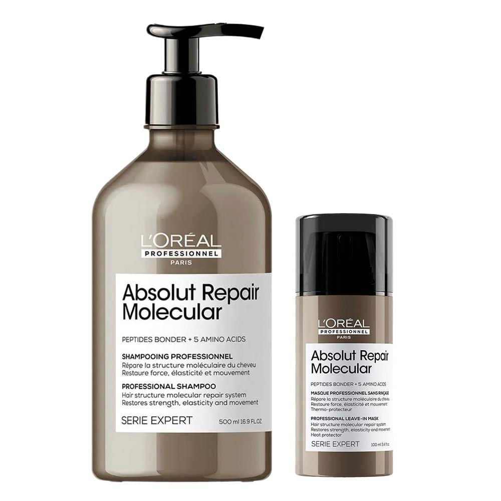 L'Oreal Professionnel Absolut Repair Molecular Kit – Leave-in + Shampoo
