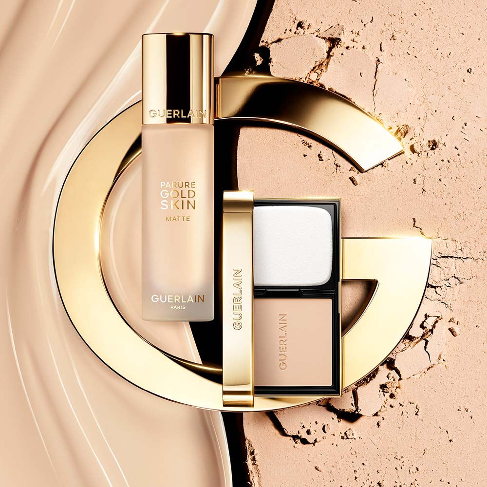 Base Compacta Guerlain - Parure Gold Skin Control