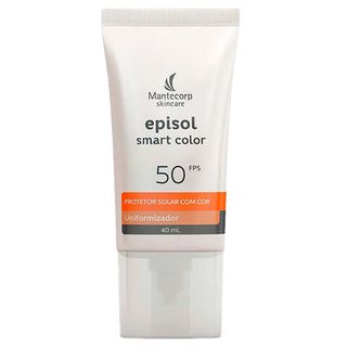 Protetor Solar Uniformizador Facial Com Cor Mantecorp Skincare Episol Smart Color Fps50 40ml