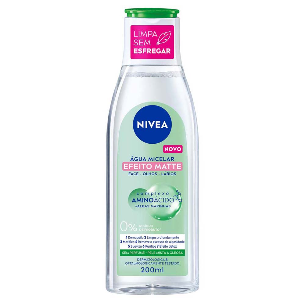 Água Facial Micelar NIVEA MicellAir Efeito Matte