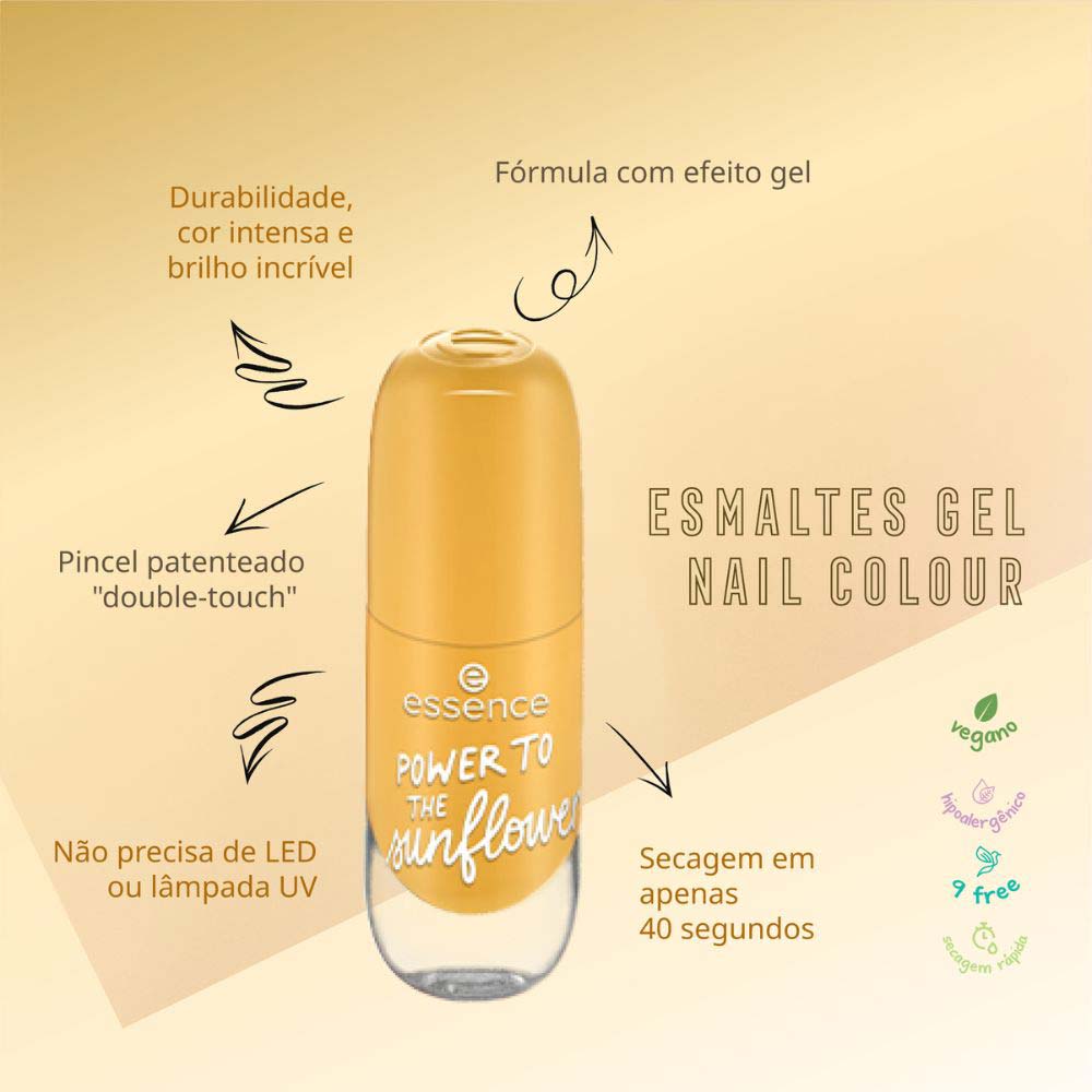 Esmalte Essence Com Efeito Gel