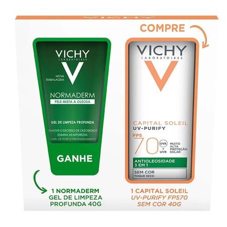 Vichy Kit - Protetor Solar + Gel de Limpeza - nenhuma