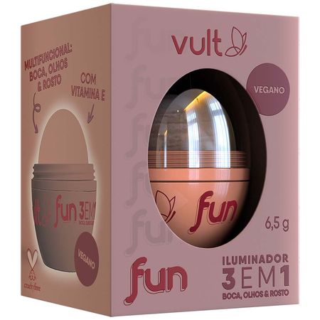 Iluminador-3-em-1-Vult-Fun-Rose-Iluminada--3