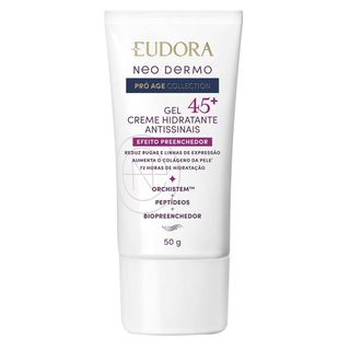 Gel Creme Hidratante Facial Antissinais 45+ Eudora Neo Dermo - Pró Age Collection - 50g Menor preço em Gel Creme Hidratante Facial Antissinais 45+ Eudora Neo Dermo - Pró Age Collection - 50g