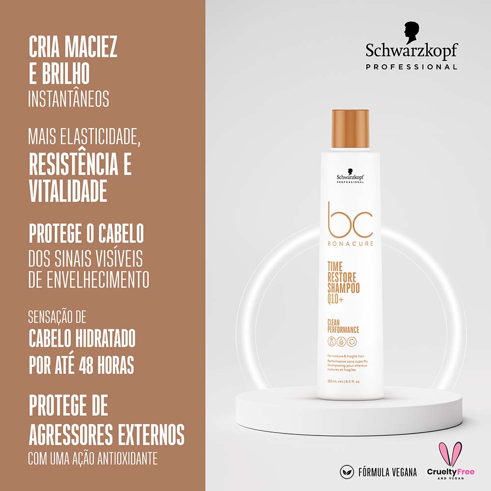 Schwarzkopf BC Clean Performance Q10+ Time Restore - Shampoo
