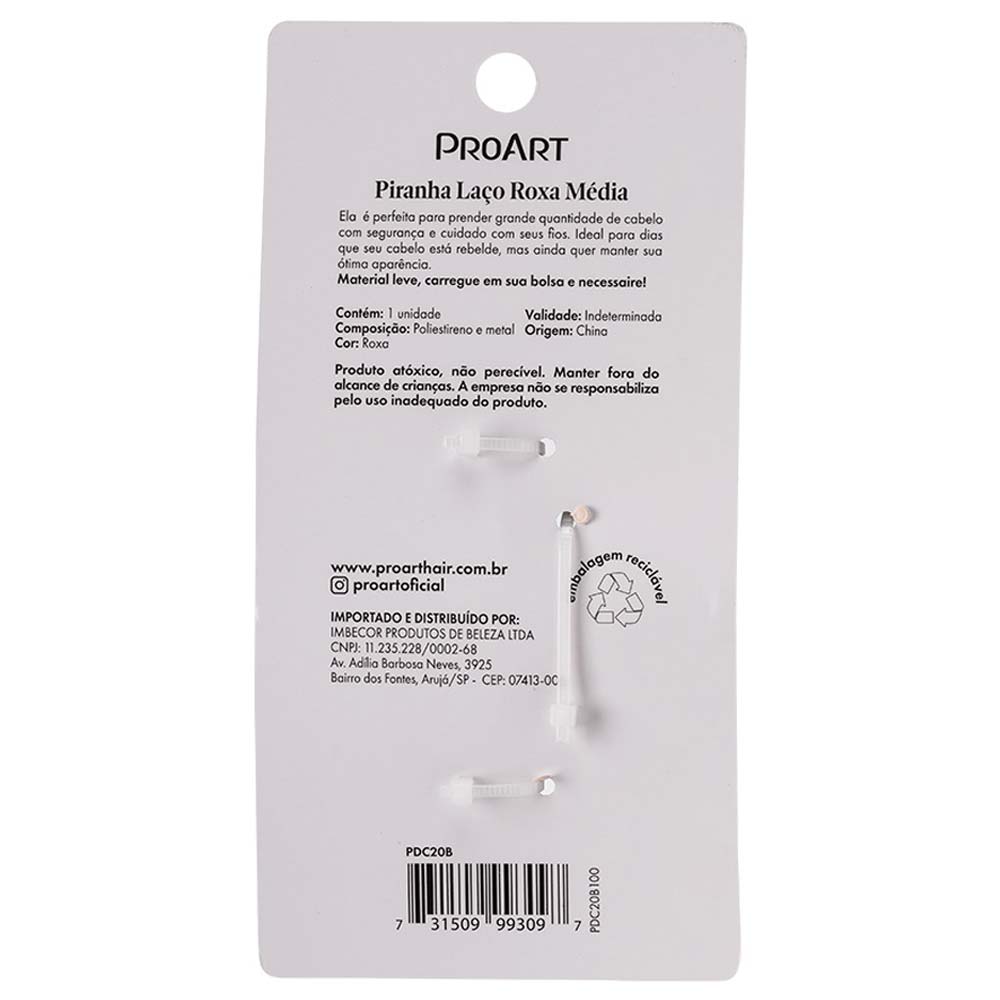 Prendedor de Cabelo Laço Proart Média