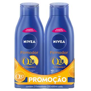 Nivea Kit Com 2X Loções Firmadoras Q10 + Vitamina C Pele Seca Kit