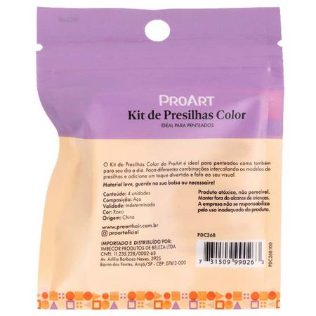 ProArt-Kit-Presilhas-4-peças-Roxo-Kit--4