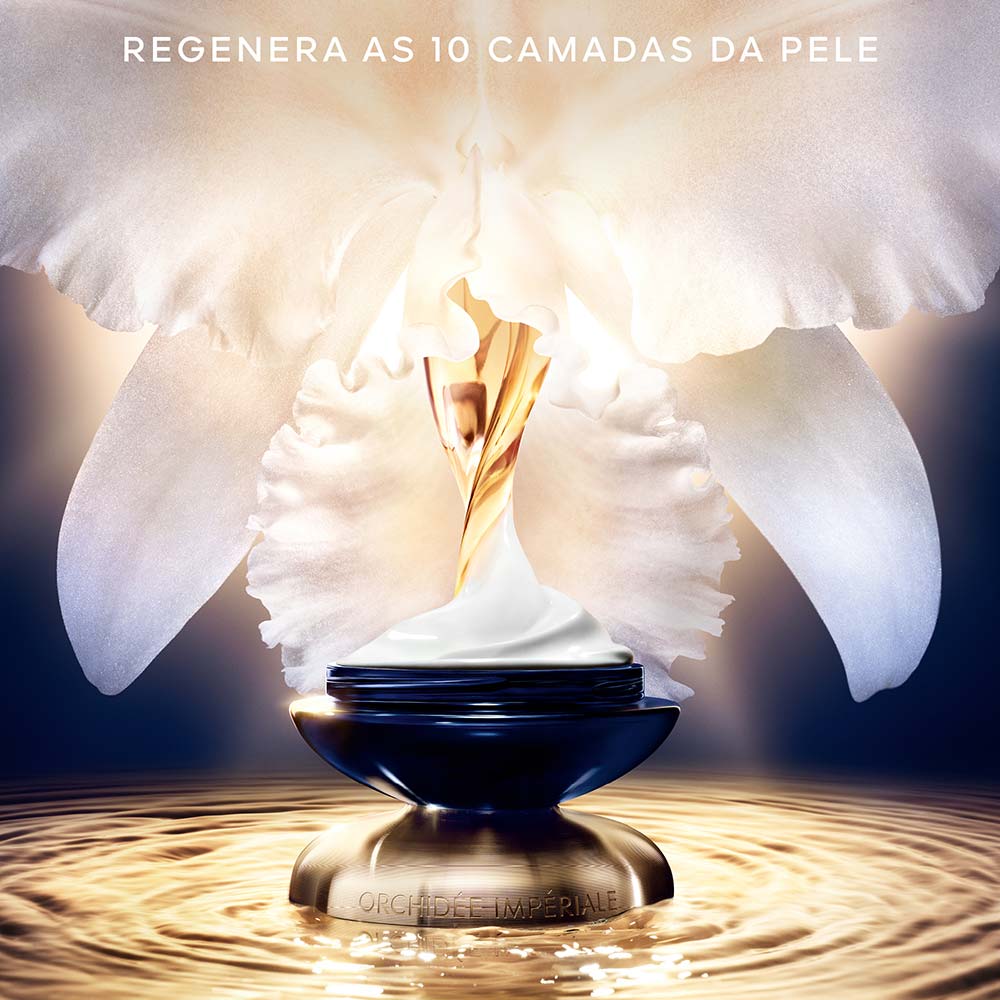 GUERLAIN ORCHIDÉE IMPÉRIALE クリーム 50ml Creme Rico Refil Guerlain Orchidée Impériale - Época Cosméticos