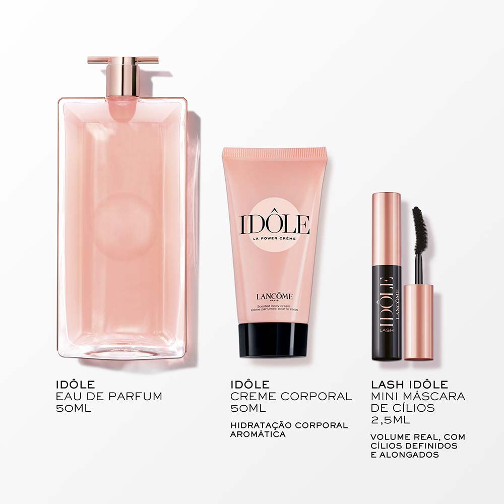 LANCOME IDÔLE ギフトセット Coffret Idôle Lancôme Kit - Perfume Feminino EDP + Creme Idôle La