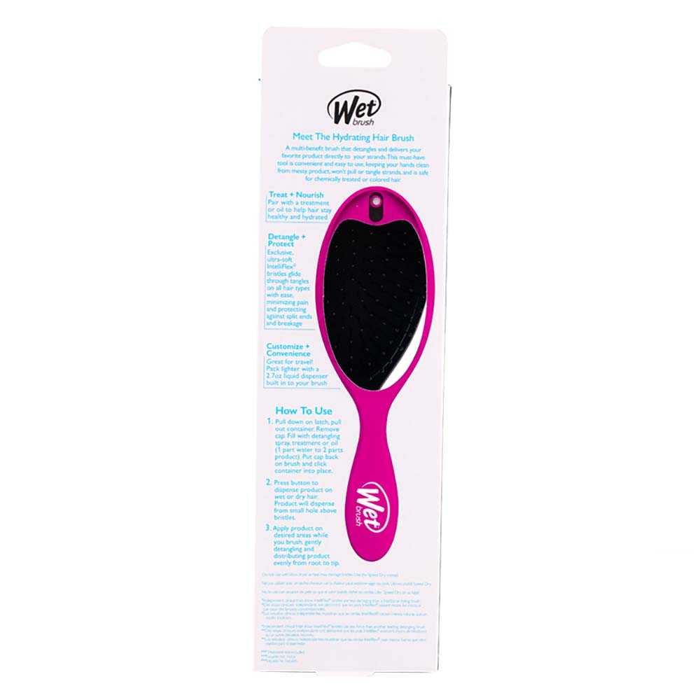 Escova De Cabelo Desembaraçadora Wetbrush Com Dispenser Para Tratamento