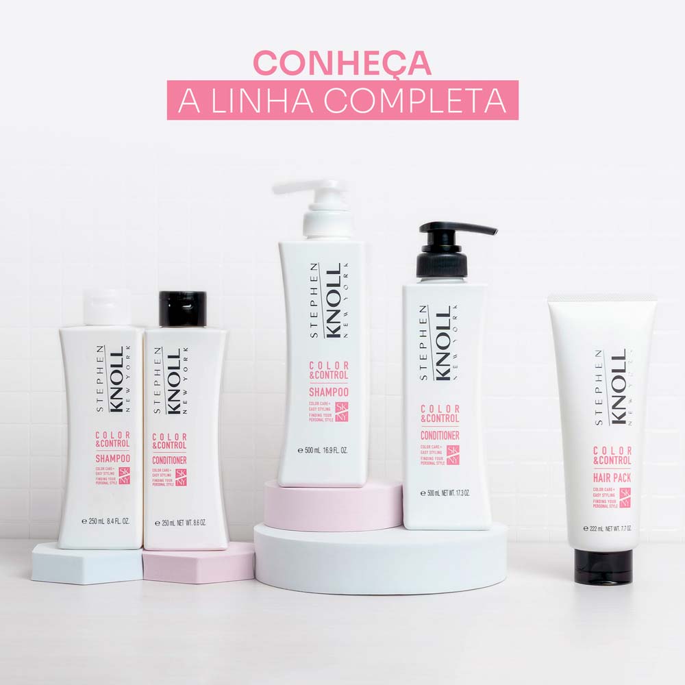 Stephen Knoll ヘアケアセット Stephen Knoll Color & Control Hair Pack Tratamento Intensivo