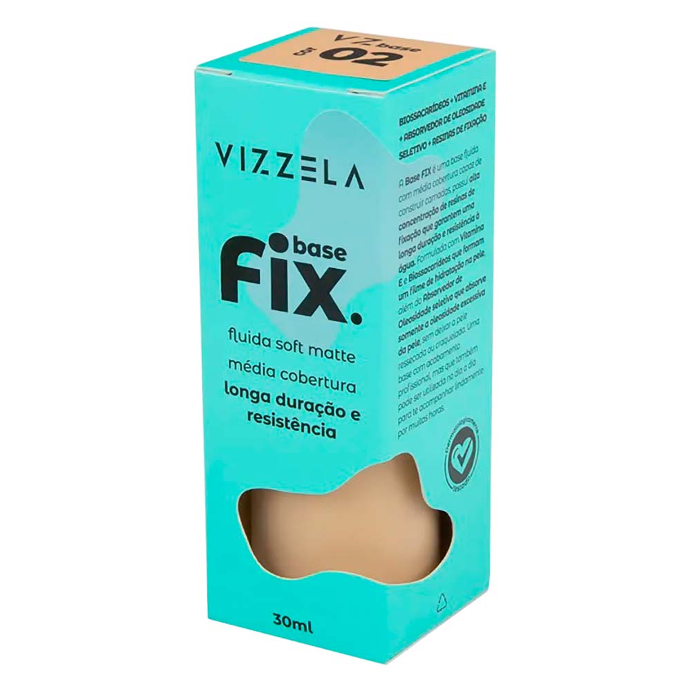 Base Líquida Vizzela - Soft Matte Fix - Época Cosméticos