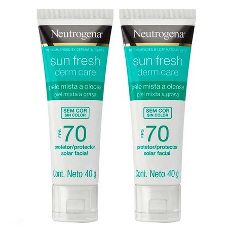 Neutrogena-Protetor-Solar-Facial-Sun-Fresh-Derm-Care-FPS70-40g-Kit---2-unidades-Kit--1