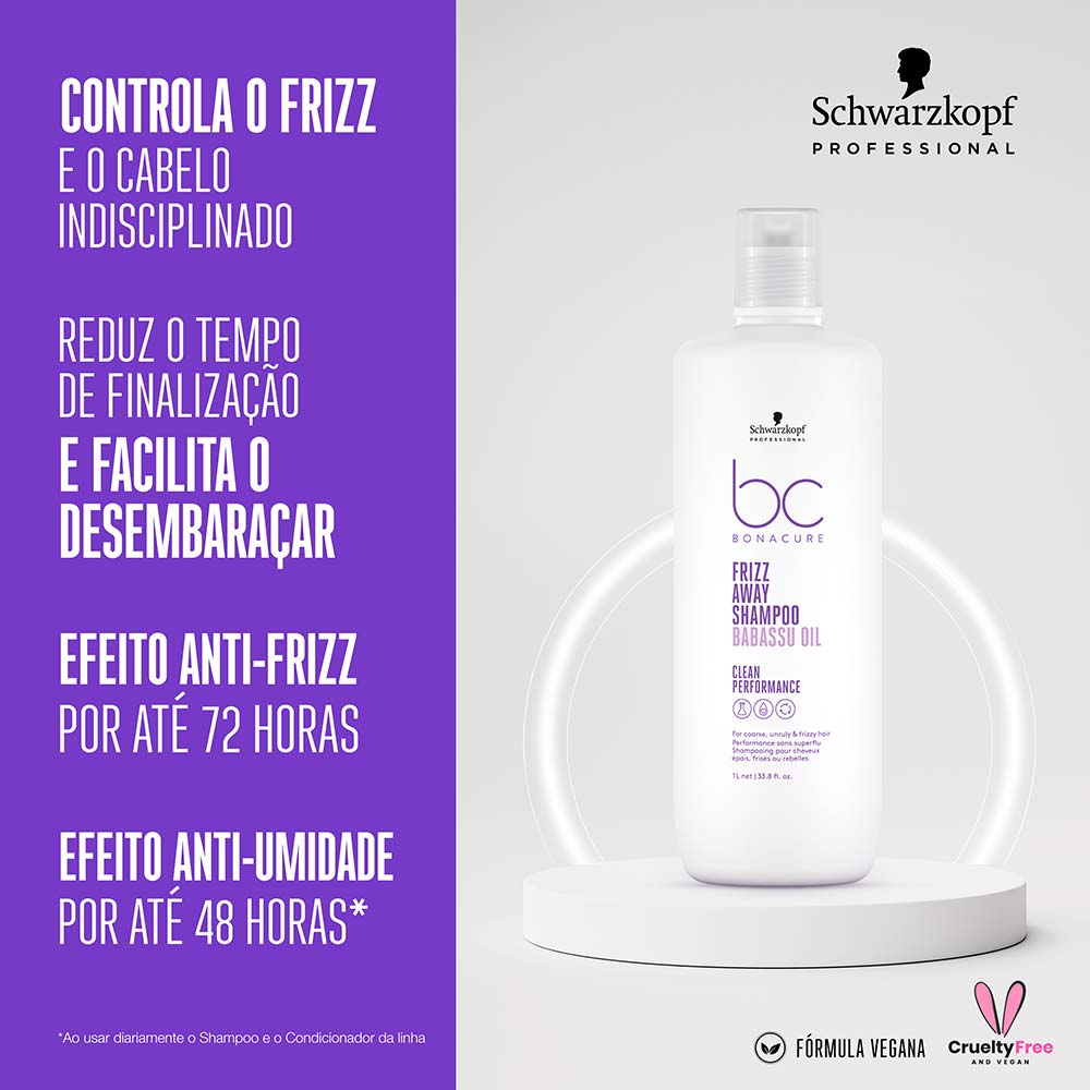 Schwarzkopf BC Clean Performance Frizz Away Shampoo