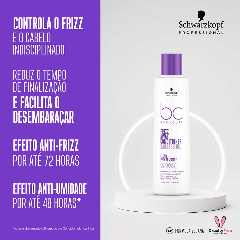 Schwarzkopf BC Clean Performance Frizz Away Condicionador