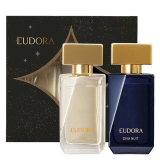 Eudora Deo Colônia Kit Com Duas Miniaturas - Diva + Diva Nuit - 35ml Menor preço em Eudora Deo Colônia Kit Com Duas Miniaturas - Diva + Diva Nuit - 35ml