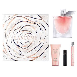 La Vie Est Belle Lancôme Coffret Kit - Perfume Feminino EDP + Loção Corporal + Travel Size + Mini Máscara de Cílios Hypnôse Menor preço em La Vie Est Belle Lancôme Coffret Kit - Perfume Feminino EDP + Loção Corporal + Travel Size + Mini Máscara de Cílios Hypnôse