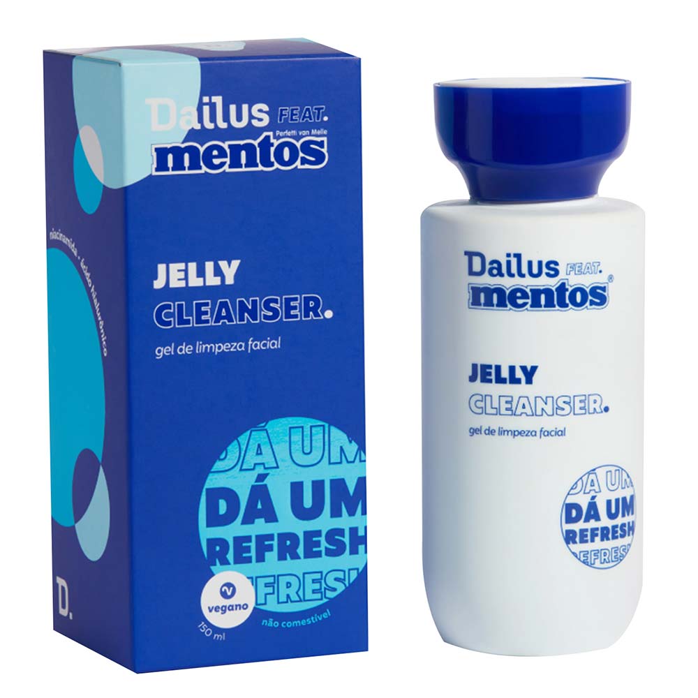 Gel de Limpeza Facial Dailus Feat. Mentos - Jelly Cleanser