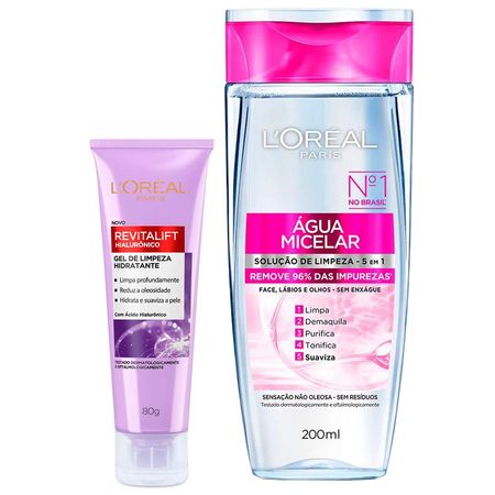 L'Oréal-Paris-Limpeza-Kit---Água-Micelar-5-em-1-+-Gel-de-Limpeza-Hialurônico-Kit--1