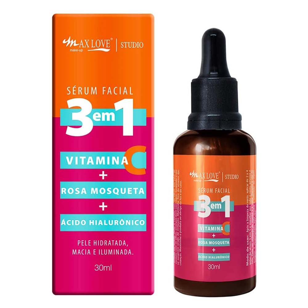 Sérum Facial Max Love - 3 em 1
