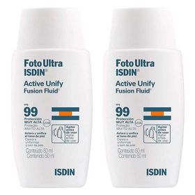 isdin-fotoultra-active-fluid-fps99-kit-com-2-clareadores-faciais-sem-cor