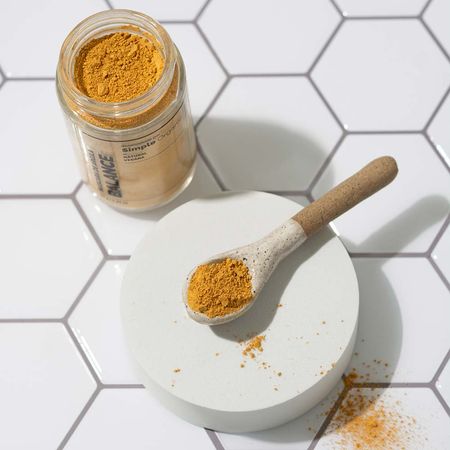 Máscara-Facial-de-Argila-Dourada-Simple-Organic---Balance-80g--2