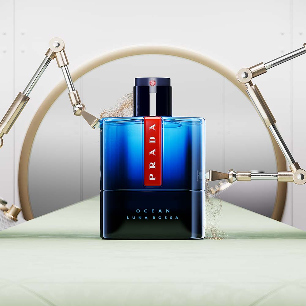 AQUA DE LUNA セット Kit Prada Luna Rosa Ocean EDT - Perfume Masculino - Coffret + 2