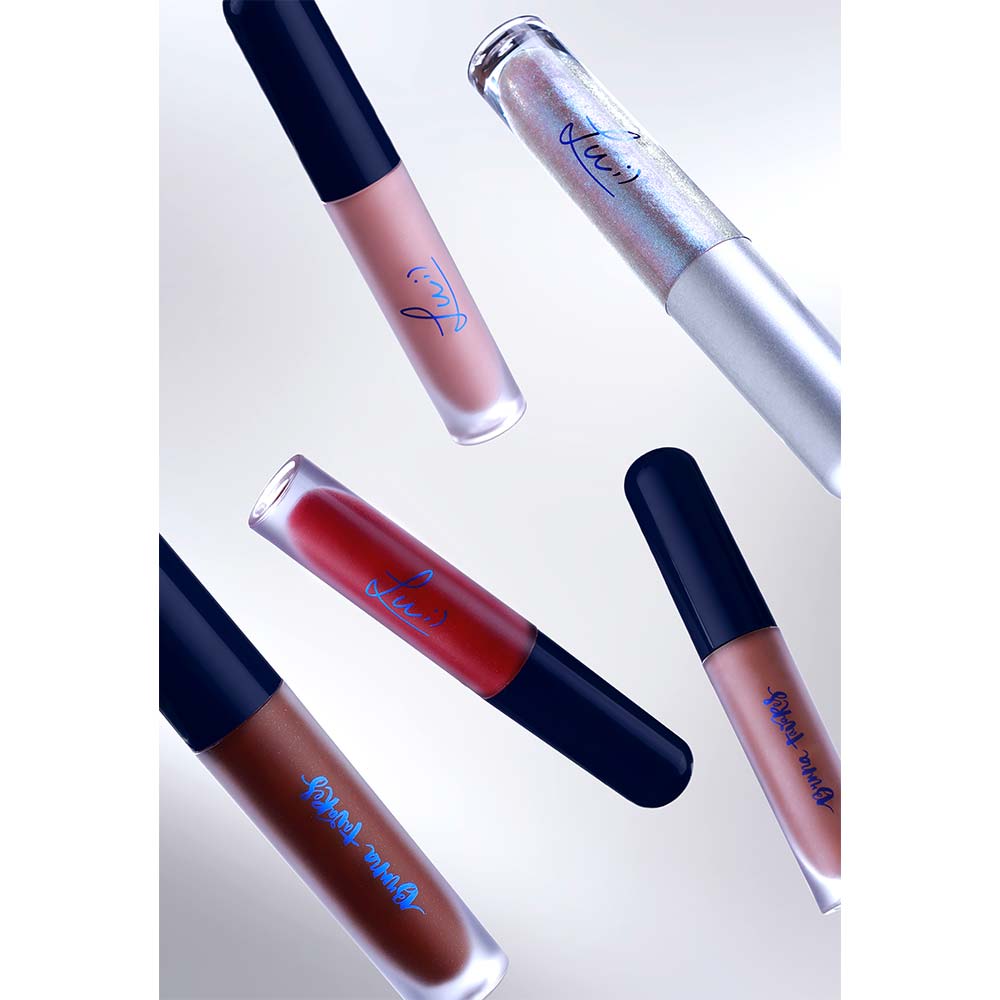 Bruna Tavares BT + Lu Kit - Batom Líquido Trend + Gloss Labial Pixels + Nécessaire