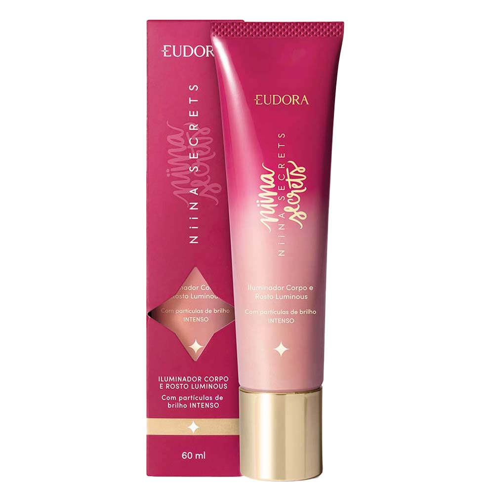 Iluminador para Corpo e Rosto Niina Secrets by Eudora Luminous
