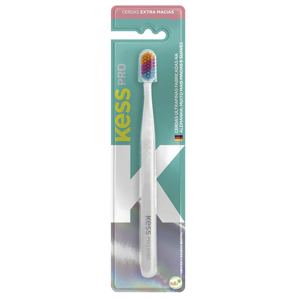 Escova Dental Kess Pro Colorful Extra Macia