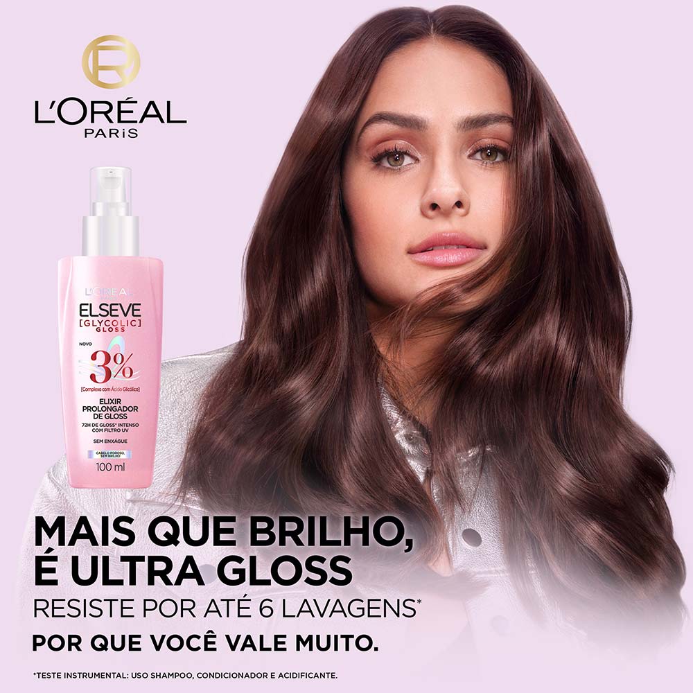 Sérum Prolongador de Gloss Elixir Elseve Glycolic Gloss