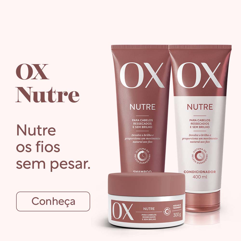 Shampoo OX Cosmeticos Nutre