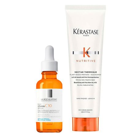 Kérastase-e-La-Roche-Posay-Kit---Protetor-Térmico-para-Cabelos-Secos-+-Sérum-Facial-Anti-Idade-Kit--1