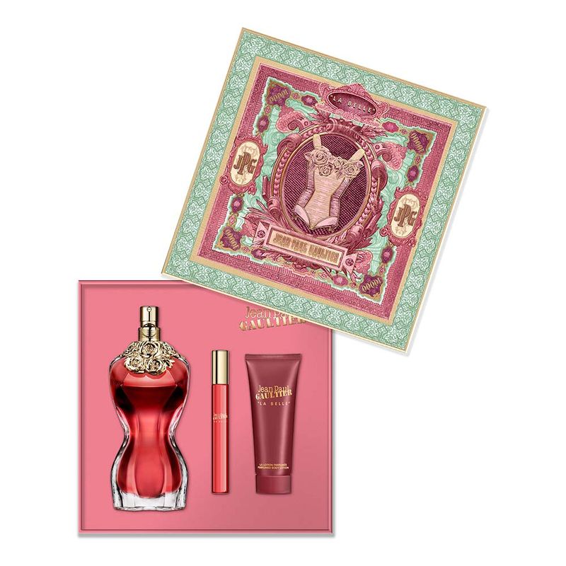 Jean Paul Gaultier La Belle 。。。 3点セット Jean Paul Gaultier La Belle Coffret - Perfume Feminino EDP + Creme