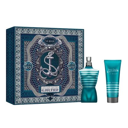 Jean-Paul-Gaultier-Le-Male-Coffret---Perfume-Masculino-EDT-+--Gel-de-Banho-All-Over-Kit--2