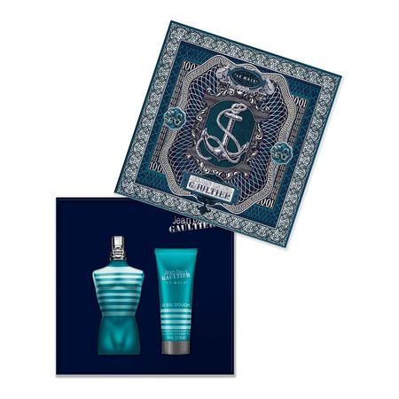 Jean-Paul-Gaultier-Le-Male-Coffret---Perfume-Masculino-EDT-+--Gel-de-Banho-All-Over-Kit--1