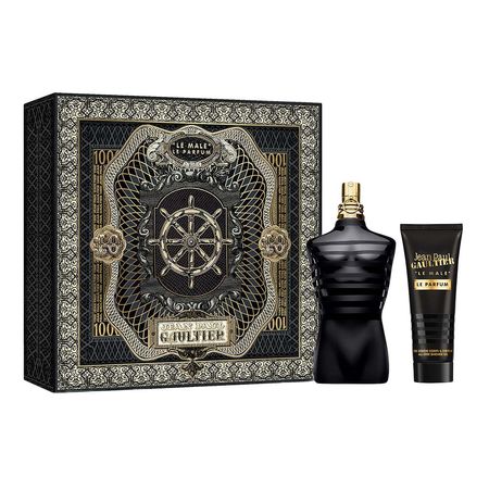 Jean-Paul-Gaultier-Le-Male-Coffret---Perfume-Masculino-EDP-Intense-+-Gel-de-Banho-Kit--1