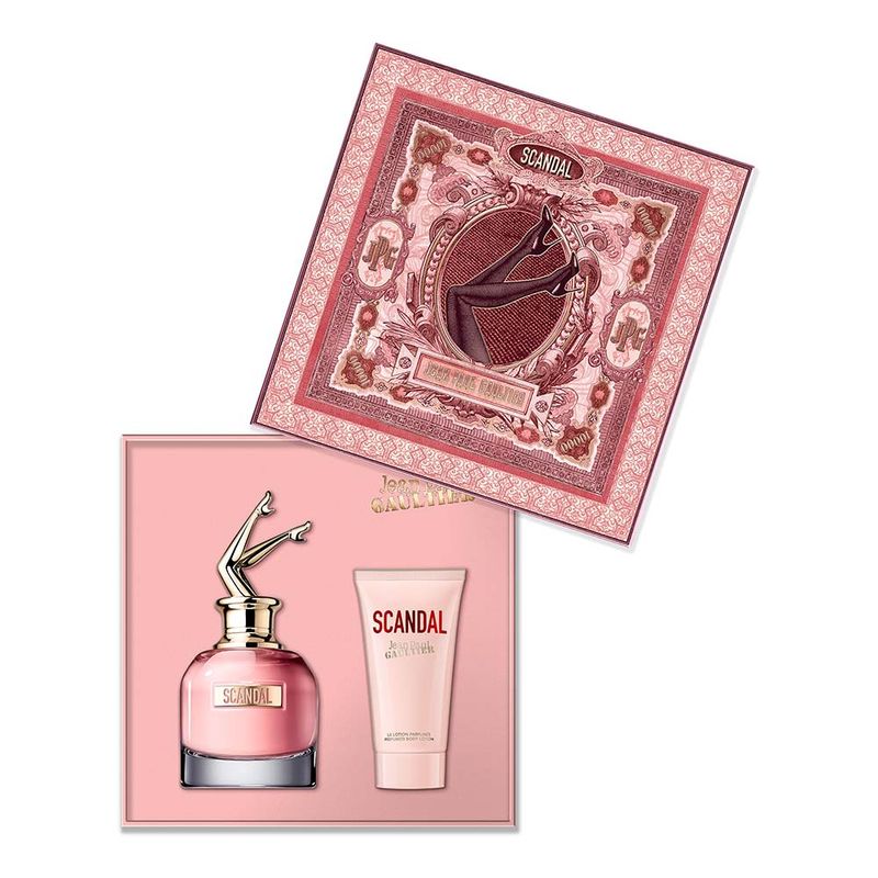 Scandal　スヴェン　セット Jean Paul Gaultier Scandal Coffret - Perfume Feminino EDP + Creme