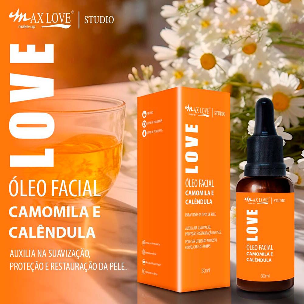 Óleo Facial Max Love Camomila E Calêndula - Época Cosméticos